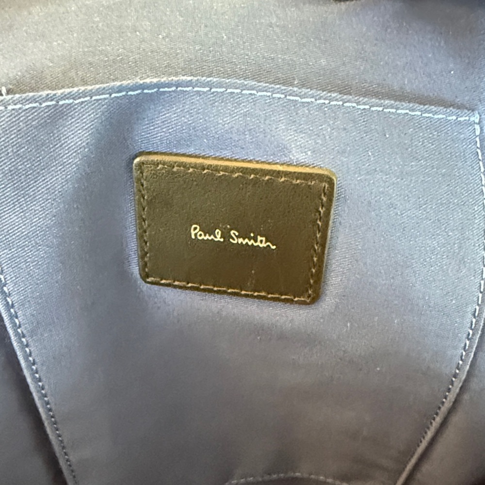 Paul Smith Black Cross Body Bag with Silver Accents - Picture 4 of 5